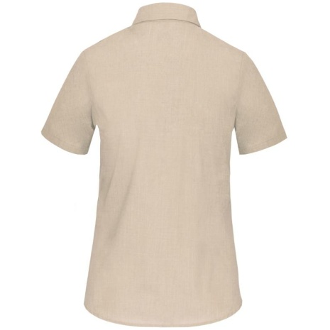 Overhemd In Onderhoudsvriendelijk Polykatoen-Popeline Korte Mouwen Dames Overhemd in onderhoudsvriendelijk polykatoen-popeline korte mouwen dames