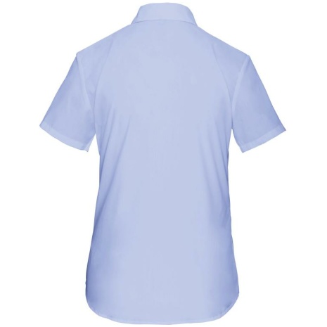 Overhemd in onderhoudsvriendelijk polykatoen-popeline korte mouwen dames