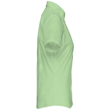 Overhemd in onderhoudsvriendelijk polykatoen-popeline korte mouwen dames