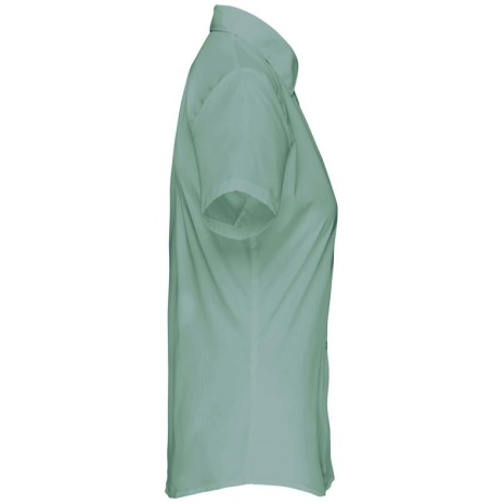 Overhemd in onderhoudsvriendelijk polykatoen-popeline korte mouwen dames