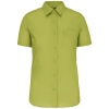 Overhemd In Onderhoudsvriendelijk Polykatoen-Popeline Korte Mouwen Dames Overhemd in onderhoudsvriendelijk polykatoen-popeline korte mouwen dames