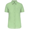 Overhemd In Onderhoudsvriendelijk Polykatoen-Popeline Korte Mouwen Dames Overhemd in onderhoudsvriendelijk polykatoen-popeline korte mouwen dames