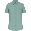 Overhemd In Onderhoudsvriendelijk Polykatoen-Popeline Korte Mouwen Dames Overhemd in onderhoudsvriendelijk polykatoen-popeline korte mouwen dames