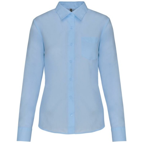 Overhemd in onderhoudsvriendelijk polykatoen-popeline dames