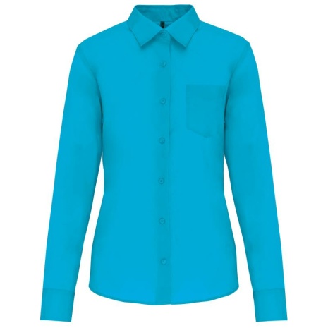 Overhemd in onderhoudsvriendelijk polykatoen-popeline dames
