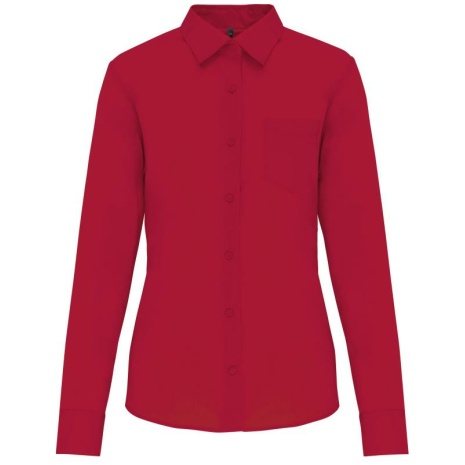 Overhemd in onderhoudsvriendelijk polykatoen-popeline dames