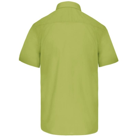 Overhemd in onderhoudsvriendelijk polykatoen-popeline korte mouwen heren