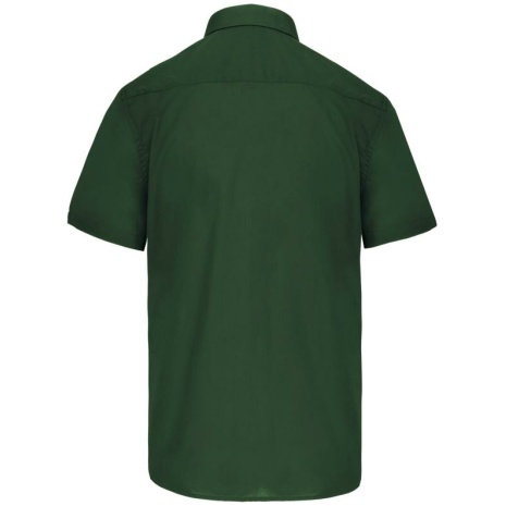 Overhemd in onderhoudsvriendelijk polykatoen-popeline korte mouwen heren