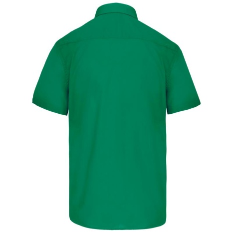 Overhemd in onderhoudsvriendelijk polykatoen-popeline korte mouwen heren