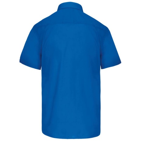 Overhemd in onderhoudsvriendelijk polykatoen-popeline korte mouwen heren