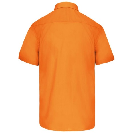 Overhemd in onderhoudsvriendelijk polykatoen-popeline korte mouwen heren