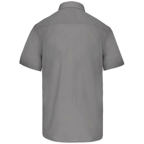 Overhemd in onderhoudsvriendelijk polykatoen-popeline korte mouwen heren