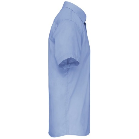 Overhemd in onderhoudsvriendelijk polykatoen-popeline korte mouwen heren