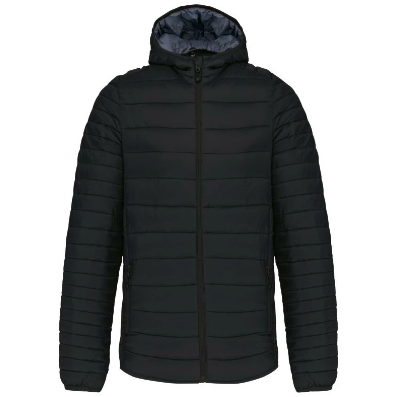 Men's lightweight hooded padded jacket