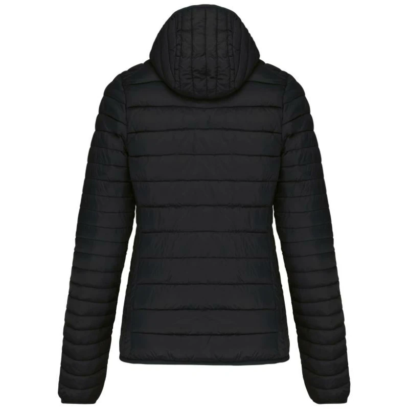 Ladies' lightweight hooded padded jacket