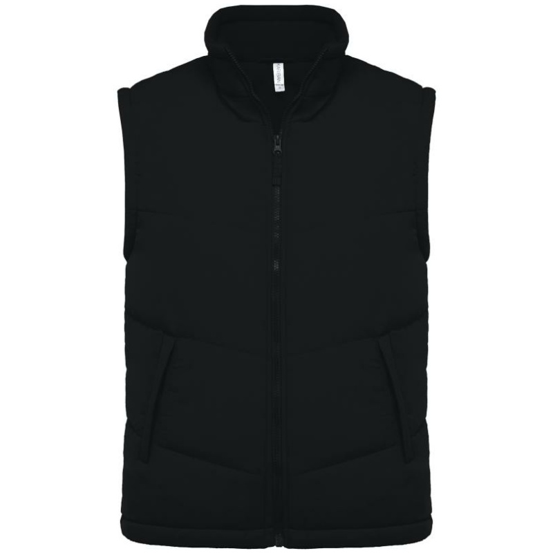 Met fleece gevoerde bodywarmer