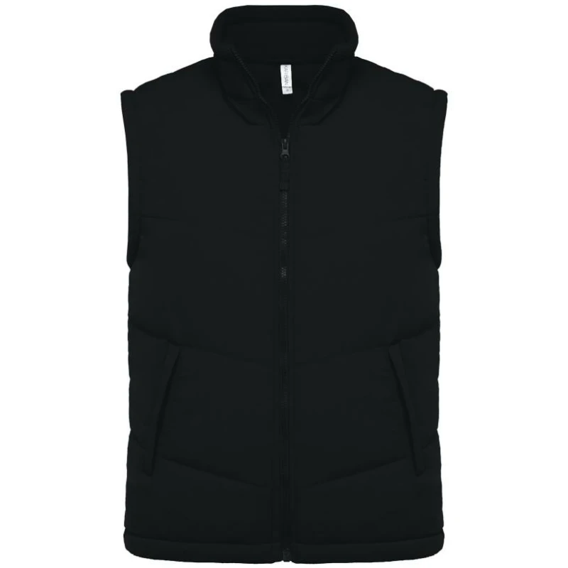 Met fleece gevoerde bodywarmer