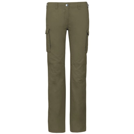 Lichte damesbroek met diverse zakken