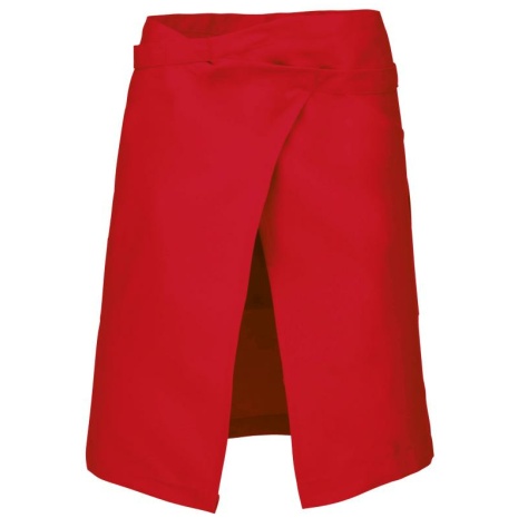 Polykatoen halflang schort