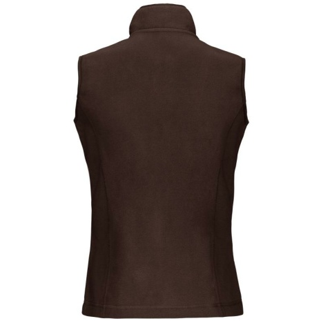 Bodywarmer van microfleece dames