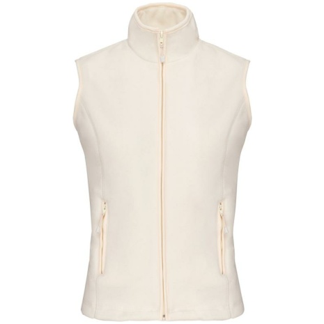Bodywarmer van microfleece dames