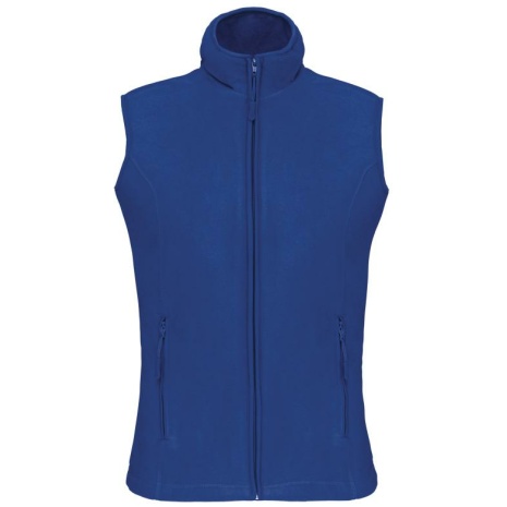 Bodywarmer van microfleece dames