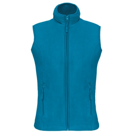 Bodywarmer van microfleece dames