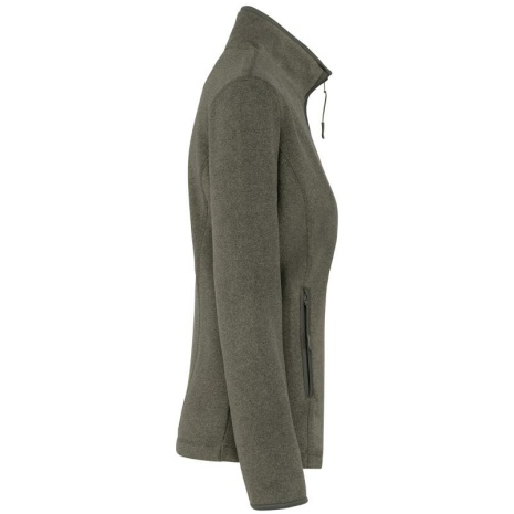 Microfleece met rits dames