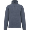 Enzo - Fleece met ritskraag