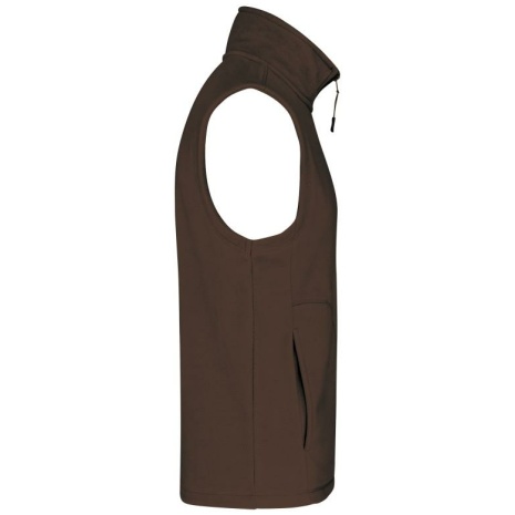 Bodywarmer van microfleece heren