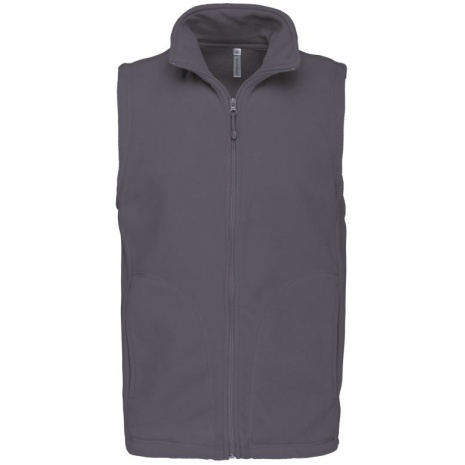 Bodywarmer van microfleece heren