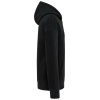 Oversized uniseks sweater met capuchon van gerecycleerd fleece