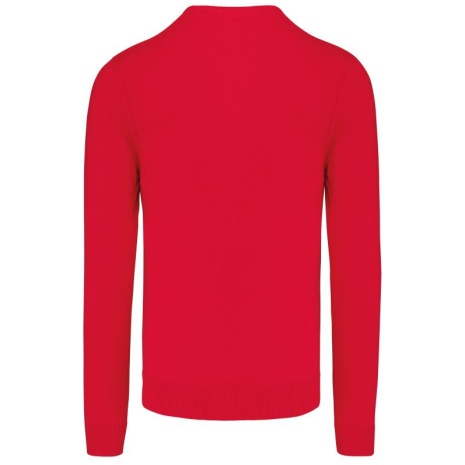 Heren pullover met v-hals