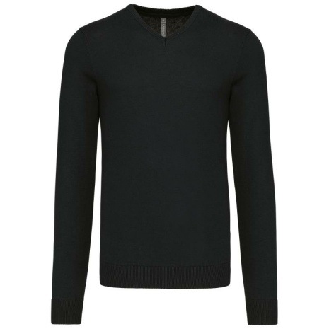 Heren pullover met v-hals
