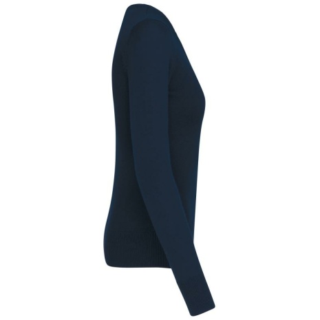 Dames pullover met v-hals