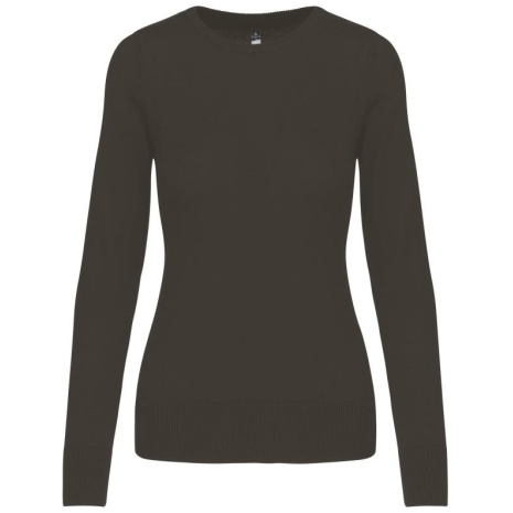 Damespullover ronde hals