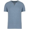 Heren T-shirt henley - 140 gr/m2