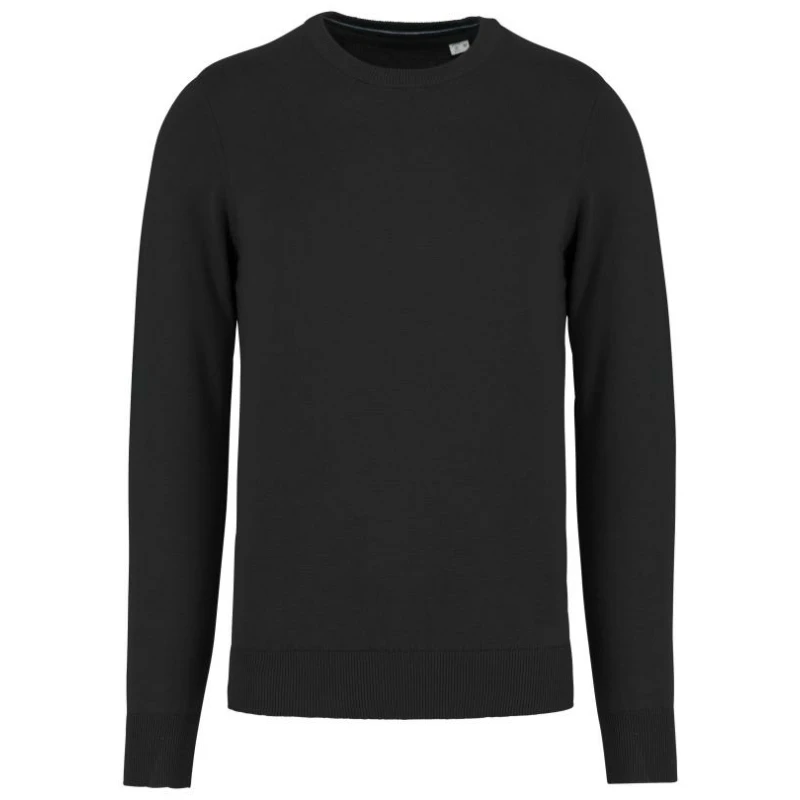 Heren pullover met ronde hals