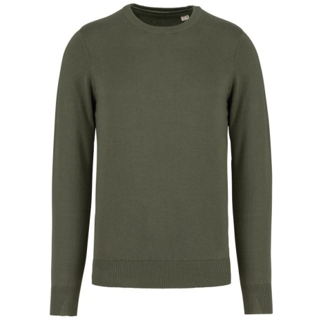 Heren pullover met ronde hals