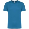 Gerecycled herensport-T-shirt met ronde hals