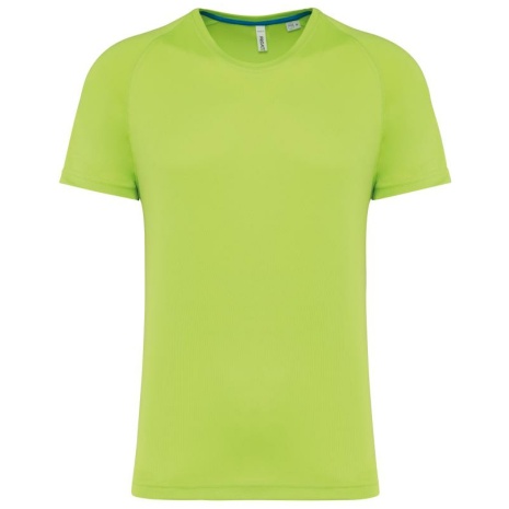 Gerecycled herensport-T-shirt met ronde hals