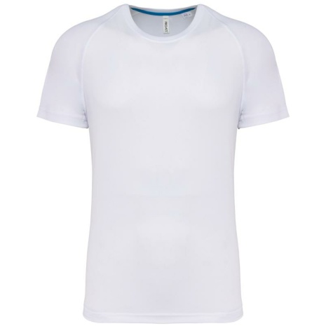 Gerecycled herensport-T-shirt met ronde hals