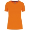 Gerecycled damessport-T-shirt met ronde hals