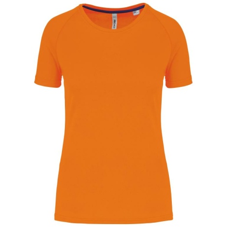 Gerecycled damessport-T-shirt met ronde hals