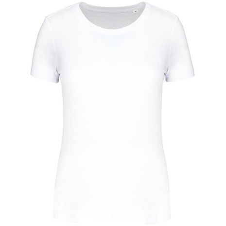 Damessport-T-shirt triblend met ronde hals