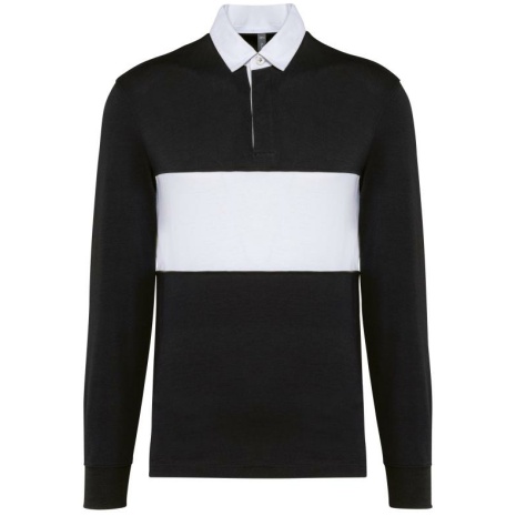 Rugbypolo met lange mouwen