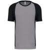 Tweekleurig sport-t-shirt unisex