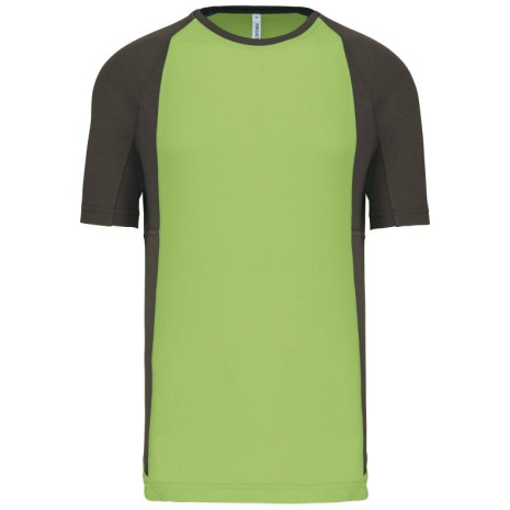 Tweekleurig sport-t-shirt unisex