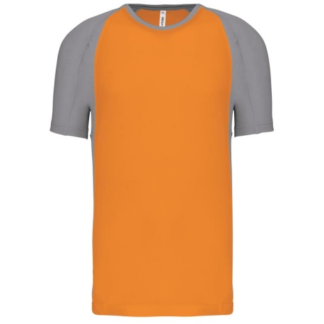 Tweekleurig sport-t-shirt unisex