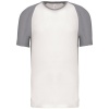 Tweekleurig sport-t-shirt unisex